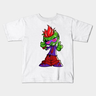 Sunglasses and tie - Cool Alien Kids T-Shirt